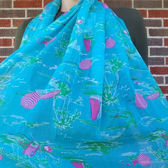 Tropical Soft and Airy Scarf - Picture 3 of 5